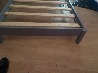 Nice, twin bed and frame