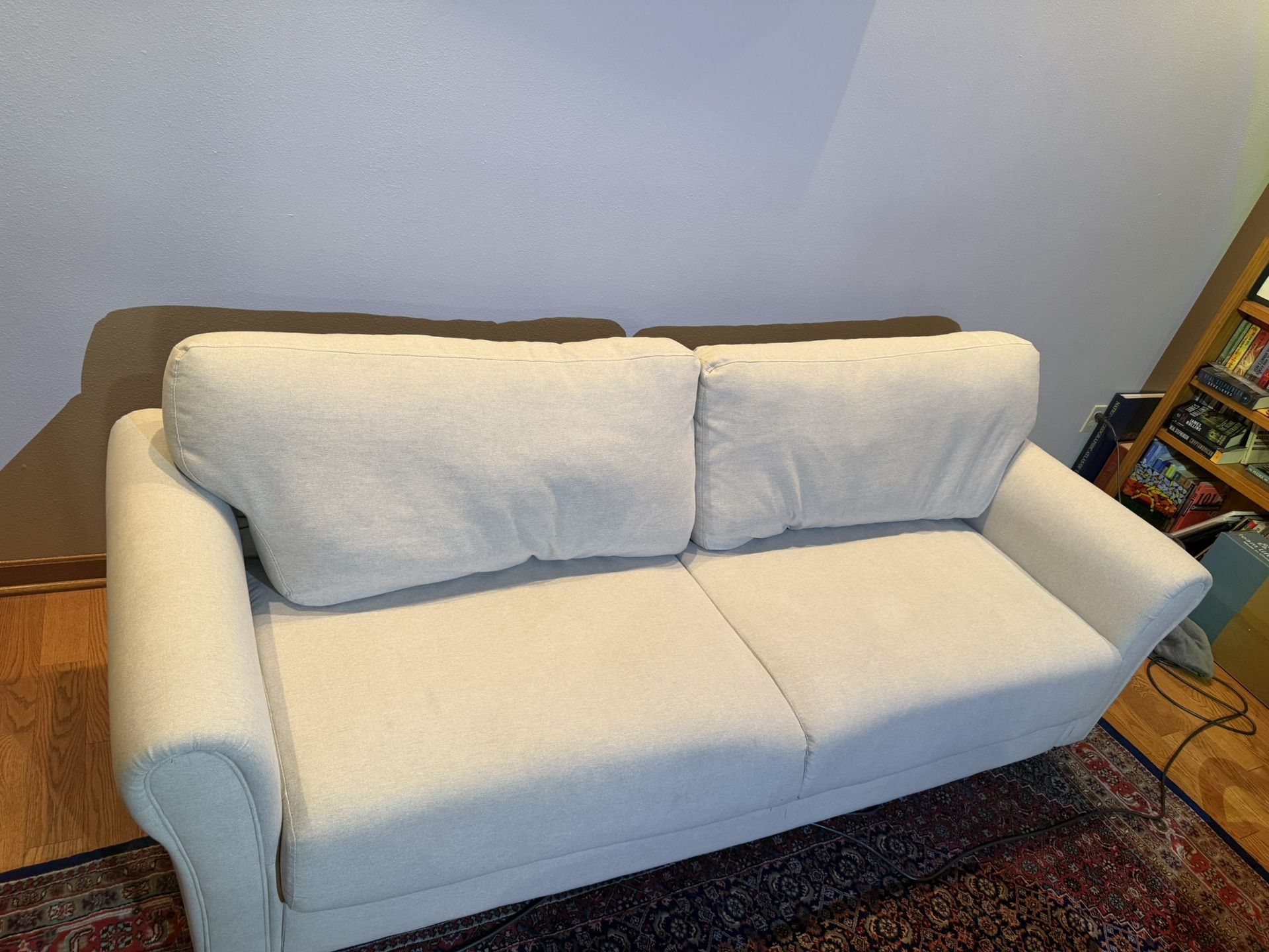 Off-white loveseat/sofa