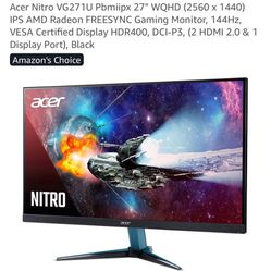 Acer Gaming Monitor! 