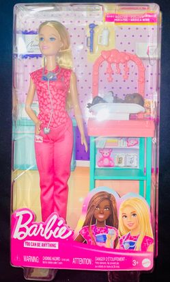 NEW Barbie Career Doll, Baby, Playset and Accessories