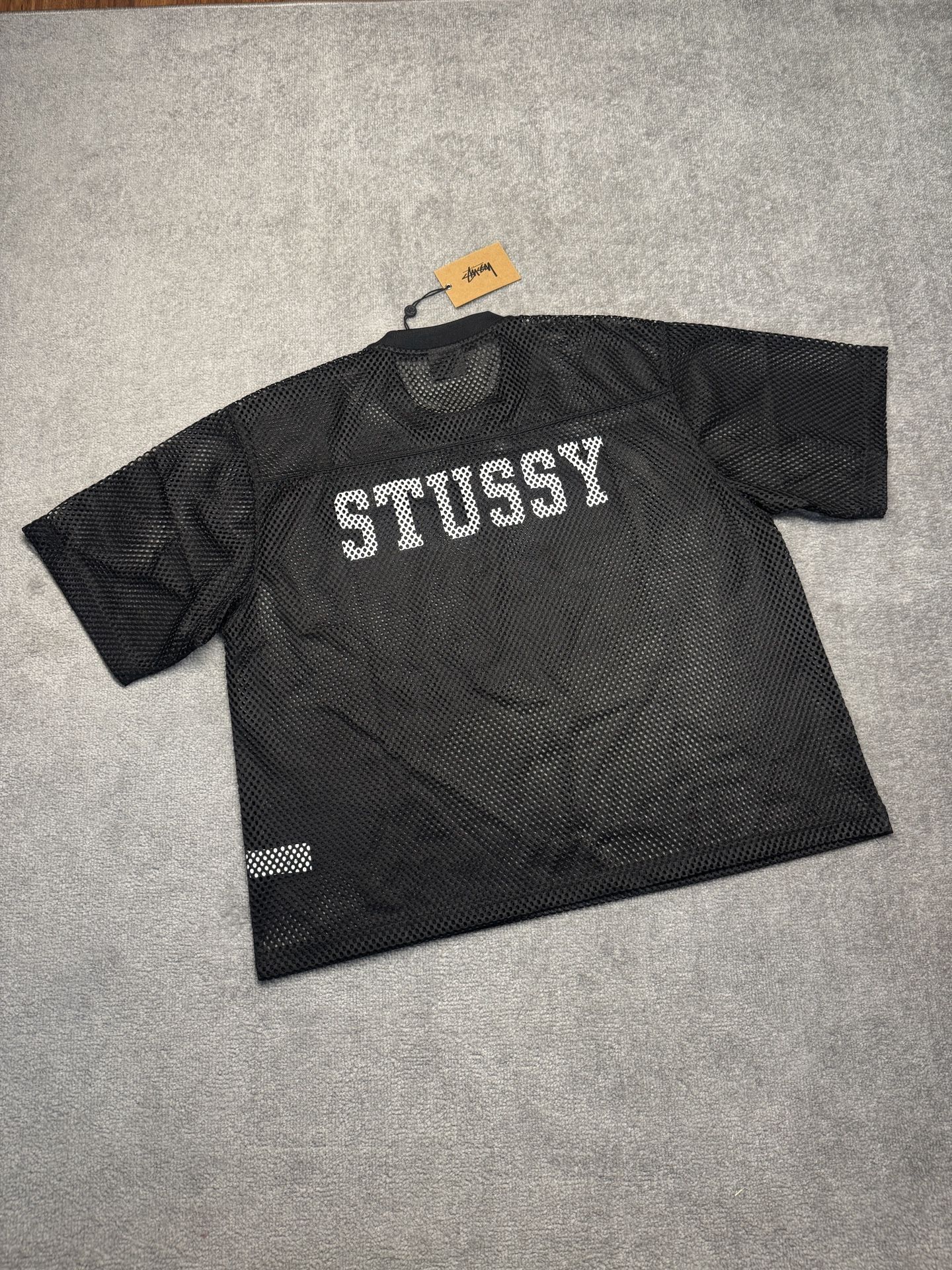 Stussy Jersey Black (Can Ship Same Day)