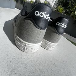 Gray Adidas shoes, size 9, barely used (worn only once