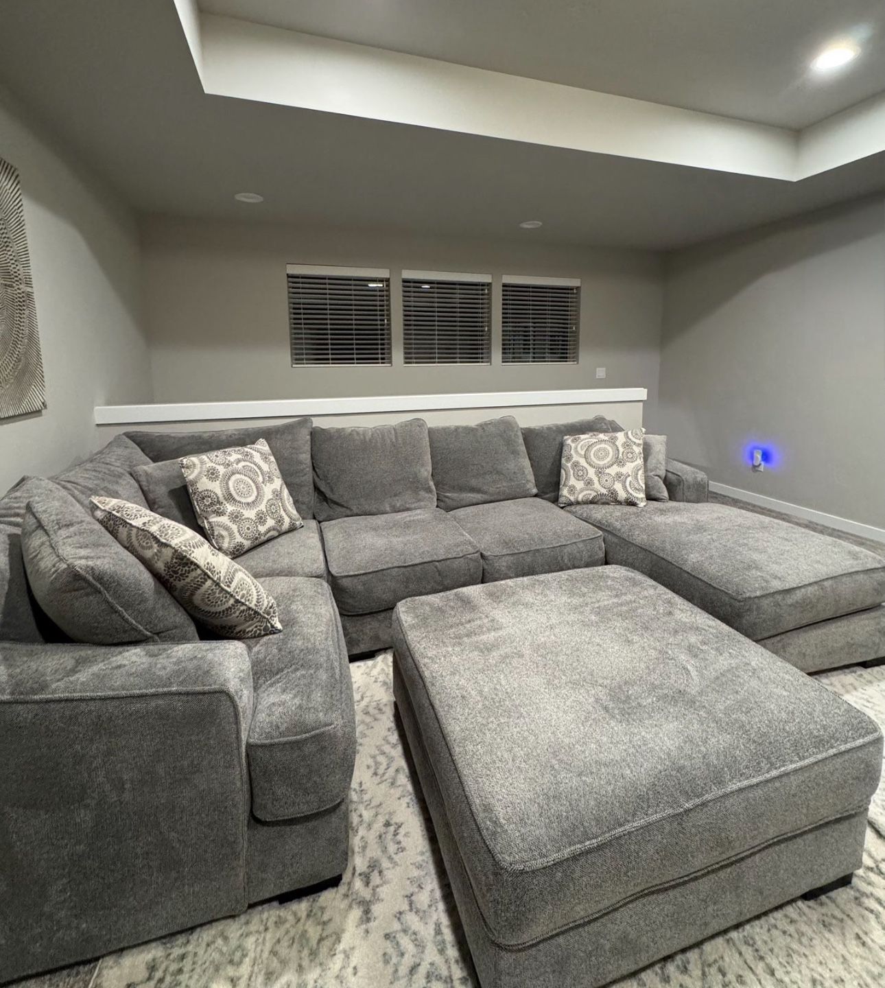 Stanton - “Tabor” Sectional Couch with Ottoman