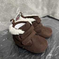 First Steps Baby Faux Fur Boots New