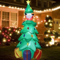 6 Ft Christmas Inflatables Outdoor Decorations