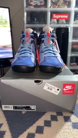 Nike Air Jordan 6 Retro OG AWAKE NY Midnight Navy “BlueBerry” Size 12 DS