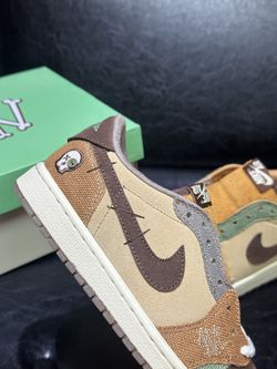 Zion Williamson Jordan 1 Low OG SP Voodoo Twilight Glide