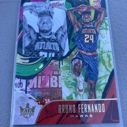 BRUNO FERNANDO ATLANTA HAWKS 2019-20 PANINI COURT KINGS CARD #112