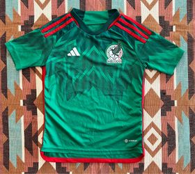Adidas 2022 Mexico National Team Home Soccer Jersey Kids Small