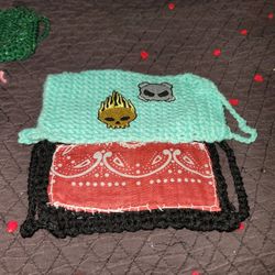 Light Green Skulls Face Masks