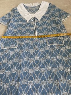 Women Design  Embroidery Beaded Cotton Dress 8-10