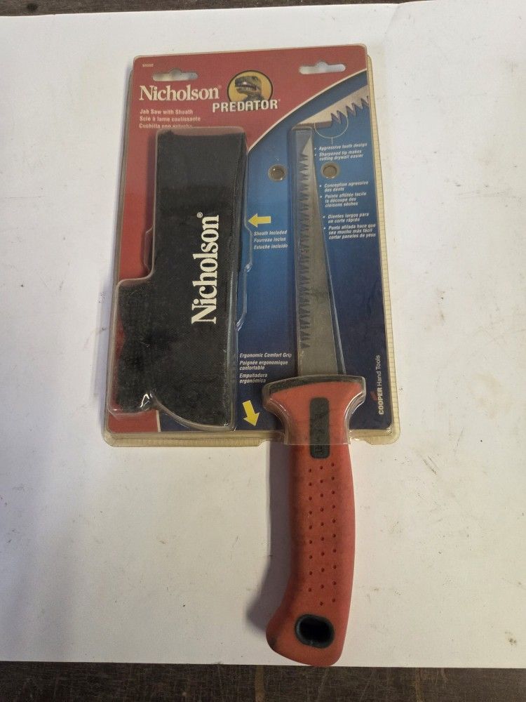 Sheetrock saw Nicholson predator handsaw,