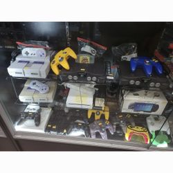Super Nintendo And Nintendo 64 Consoles