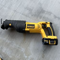 DEWALT 18V Cordless Reciprocating Saw (Tool Only And Battery Only)