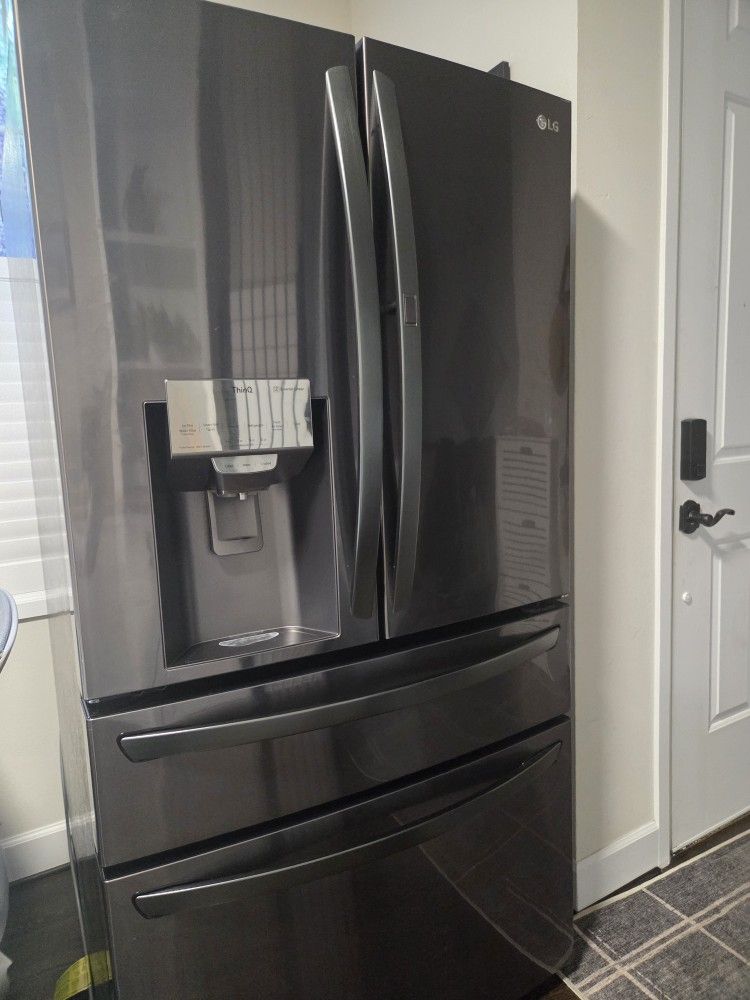 LG Black Stainless 36" Standard Depth Fridge