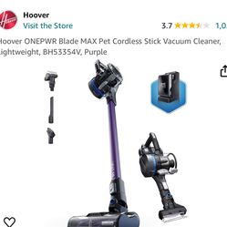 Hoover ONEPWR Blade MAX Pet Cordless Stick Vacuum Cleaner, Lightweight, BH53354V, Purple USED / USADO
