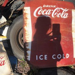 Coca Cola Metal Sign