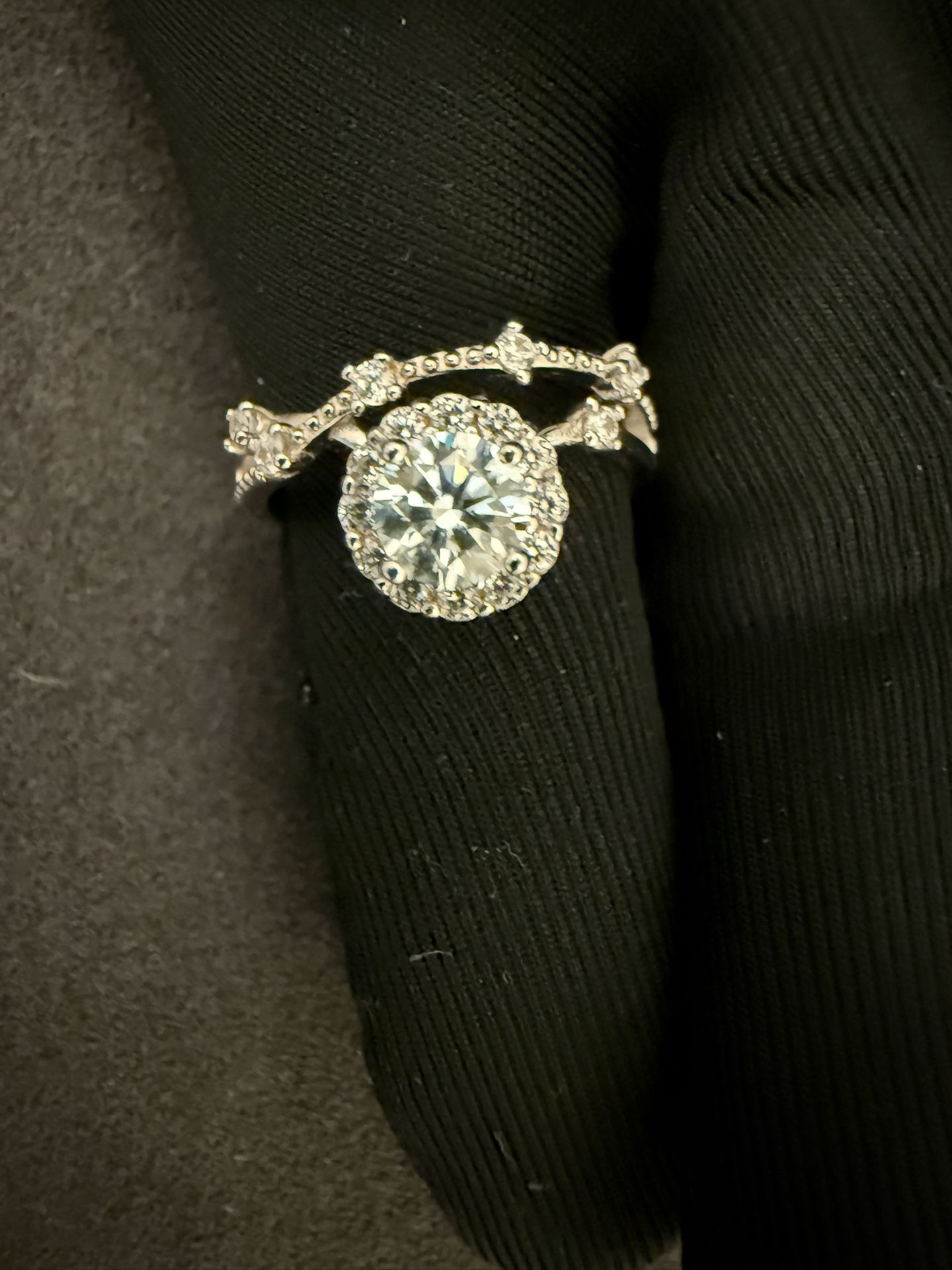 Halo Engagement Ring