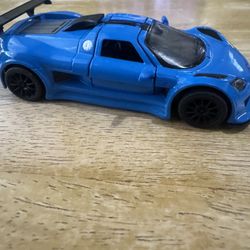 Blue 2010 Gumpert Apollo Sports toy  KT5356 5’in L-2.5in wide Kinsmart Car