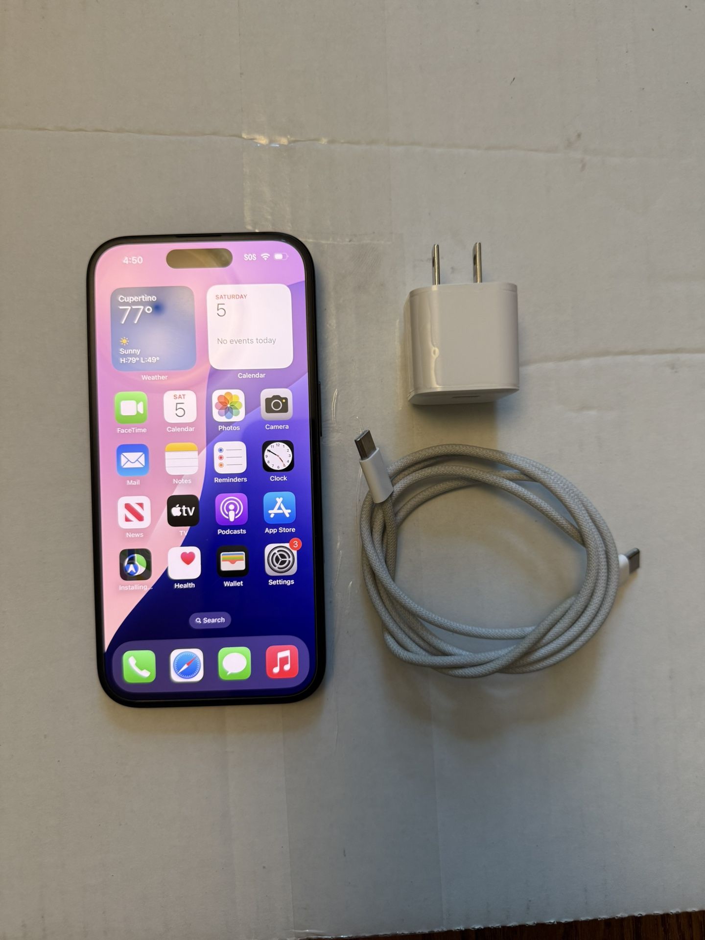 iPhone 16 128GB Unlocked/Black/Like New/Works on any eSIM