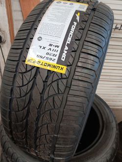 New set of tires 265 50 20