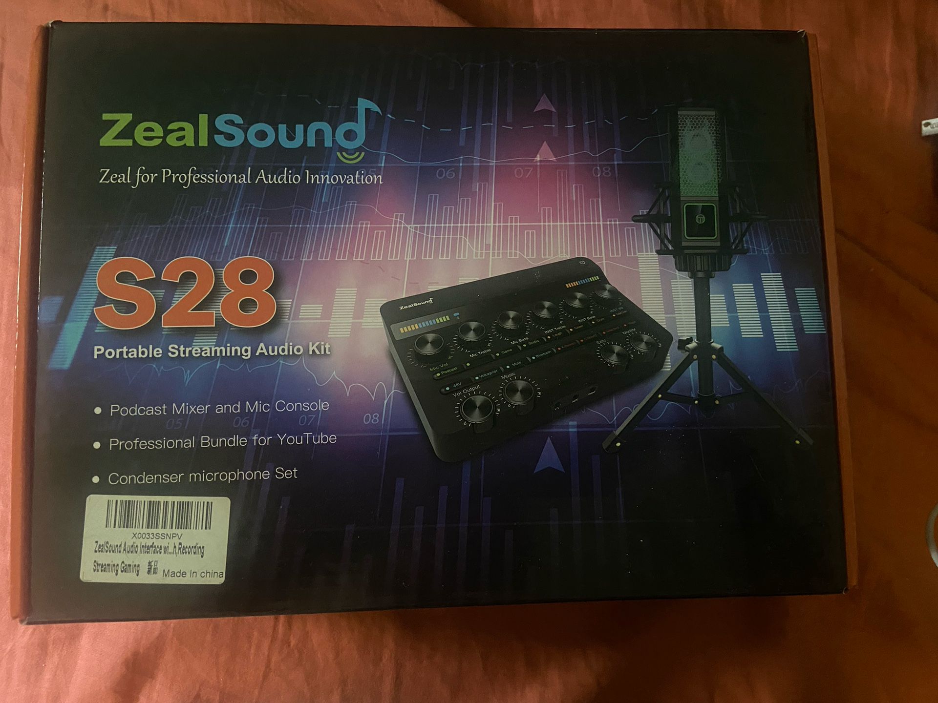 Zeal Sound S28 Microphone And Mixer Bundle