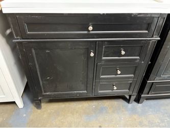 Sale $275 Each 36” Assembled Solid Wood Frame Bathroom Vanity w/ Top Sink Storage Cabinet