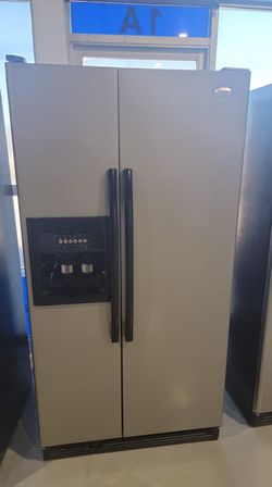 Whirlpool Side-by-Side Stainless Steel Refrigerator Fridge
