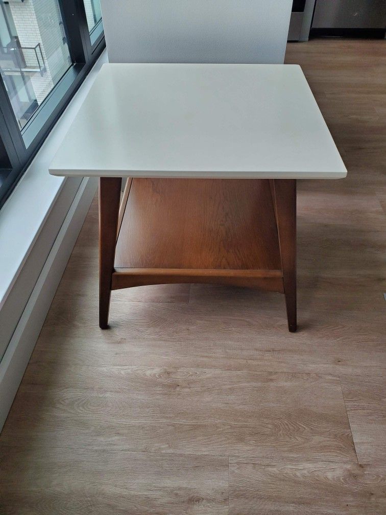 Mid-century Style Square End Table