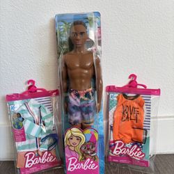 Ken Barbie Doll & Clothes