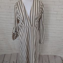 Favlux Striped Dress Size L