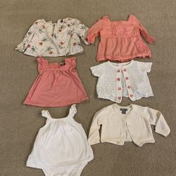 Baby Gap and Janie And Jack Baby Girl Clothes 3-6 Months 