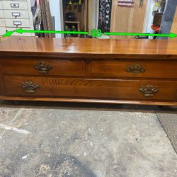 Rolling Cedar Chest / Coffee Table
