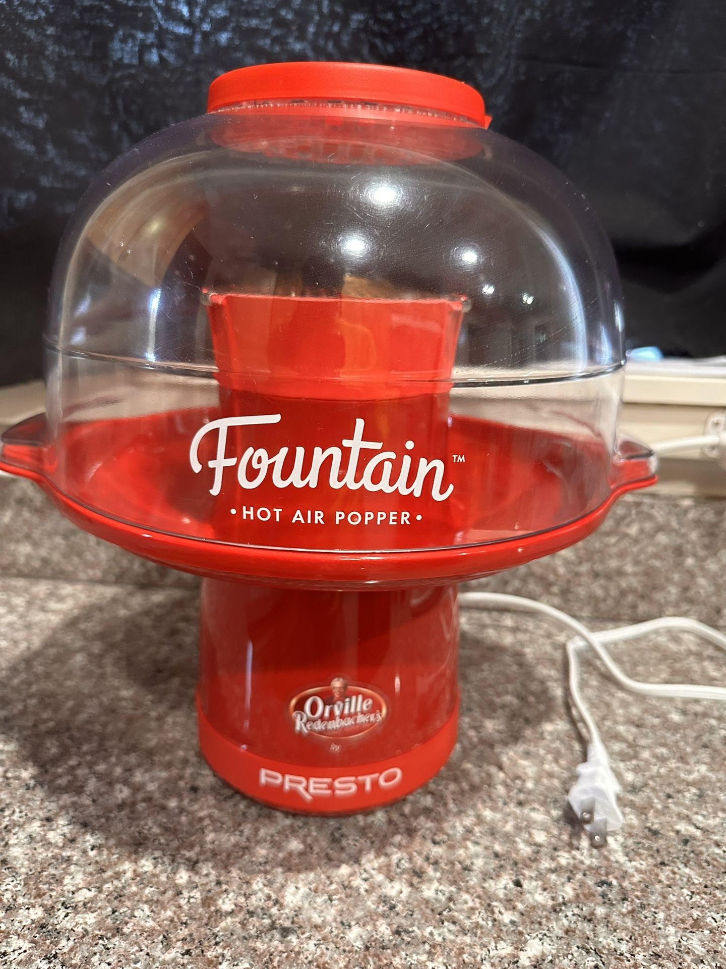 Presto Orville Redenbacher’s Fountain Hot Air Popper