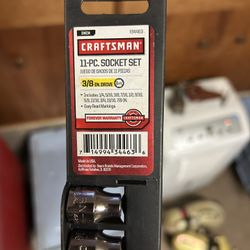 Craftsman 3/8 Drive 11 Piece Sockets