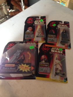 Star Wars episode one action figures