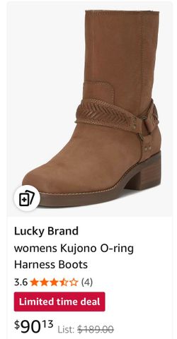 Lucky Brand womens Kujono O-ring Harness Boots