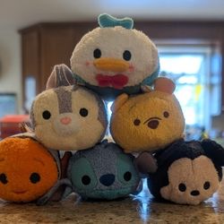 Six Disney Tsum Tsum Small Stuffies $5 Each Collectible 