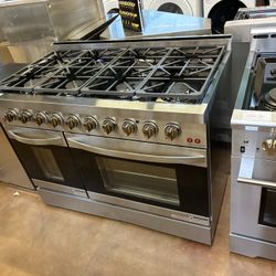 NXR 48 inch wide 8 burner stove