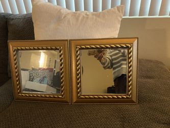 Set Of Beautiful Golden of mirrors