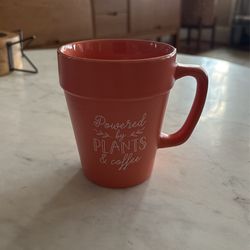 Powered By Plants and Coffee Mug