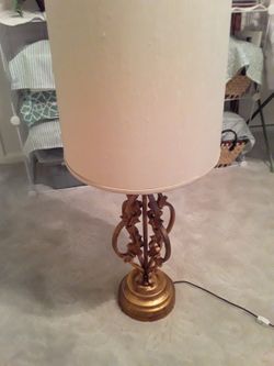 Antique Lamp And Shade