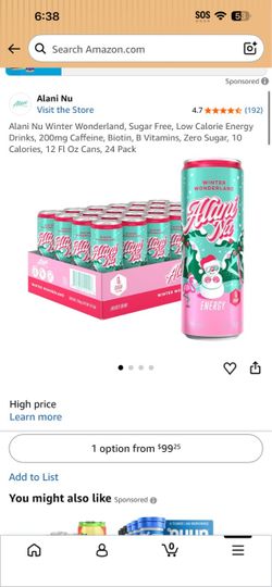 Alani Nu Winter Wonderland Energy Drinks 24 Pack