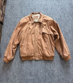 Adventure Team Marlboro Leather Jacket Vintage Men's Large Brown 90s Insulated