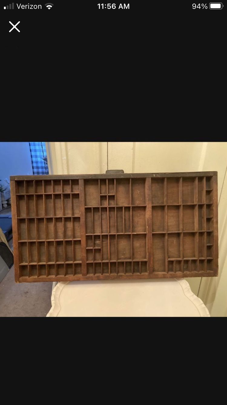 Vintage Printer Tray