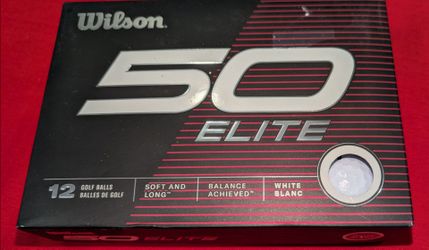 NEW, Wilson 50 Elite Golf Balls