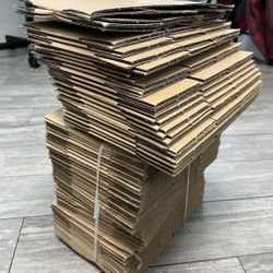 72 New Cardboard Shipping Boxes Lot - 7"x4”x3”