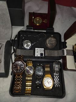 Lot of 11 vintage wrist/pocket watches