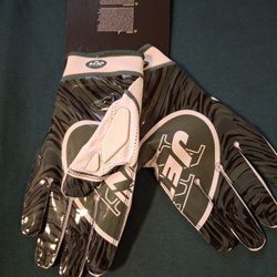 New NIKE NFL Football Gloves JETS XXXL 3X