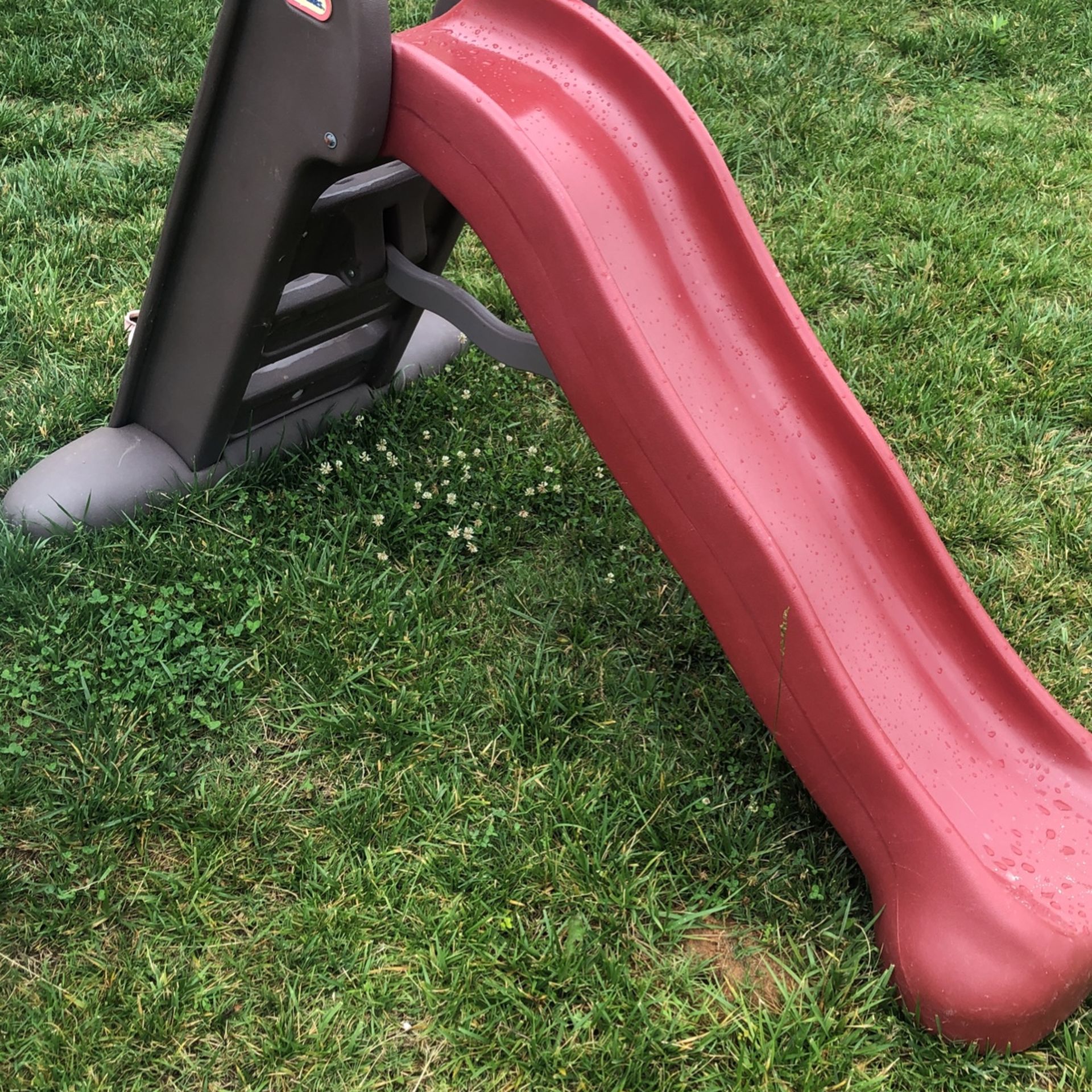 Little tikes slide red and brown cheap